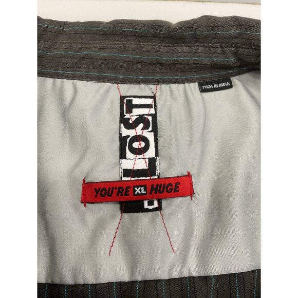 LOST Enterprises Mens Long Sleeve Striped Button Down Shirt Surf Size XL - Picture 6 of 10